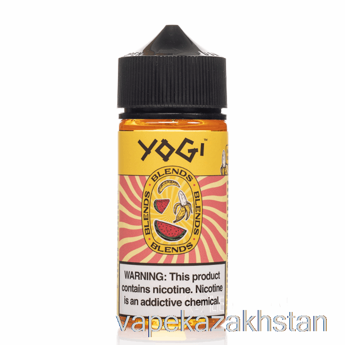 Vape Disposable Banana Watermelon Ice - Yogi Blends - 100mL 0mg